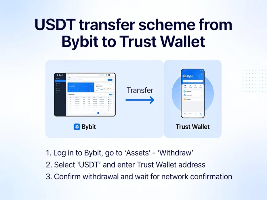 Пошаговая инструкция: как перевести с Bybit на Trust Wallet.