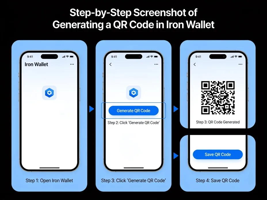 Как создать QR-код в криптокошельке.