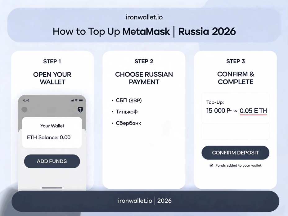 Почему пополнение MetaMask из России имеет особенности.