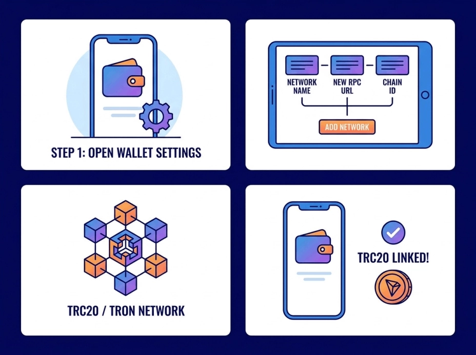 MetaMask теперь поддерживает TRON и TRC20.
