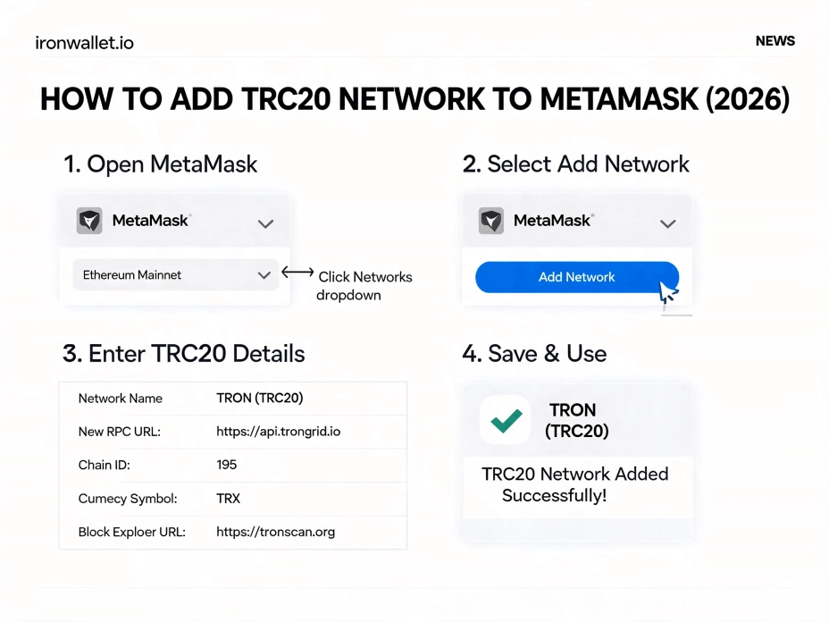 Как добавить TRON в MetaMask — простая инструкция.
