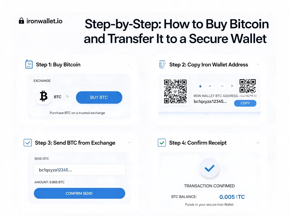 Step-by-Step: How to Buy Bitcoin and Transfer It to a Secure Wallet.