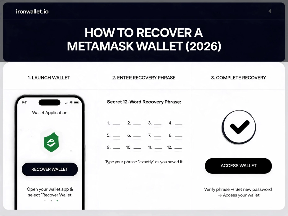 Как работает восстановление MetaMask.