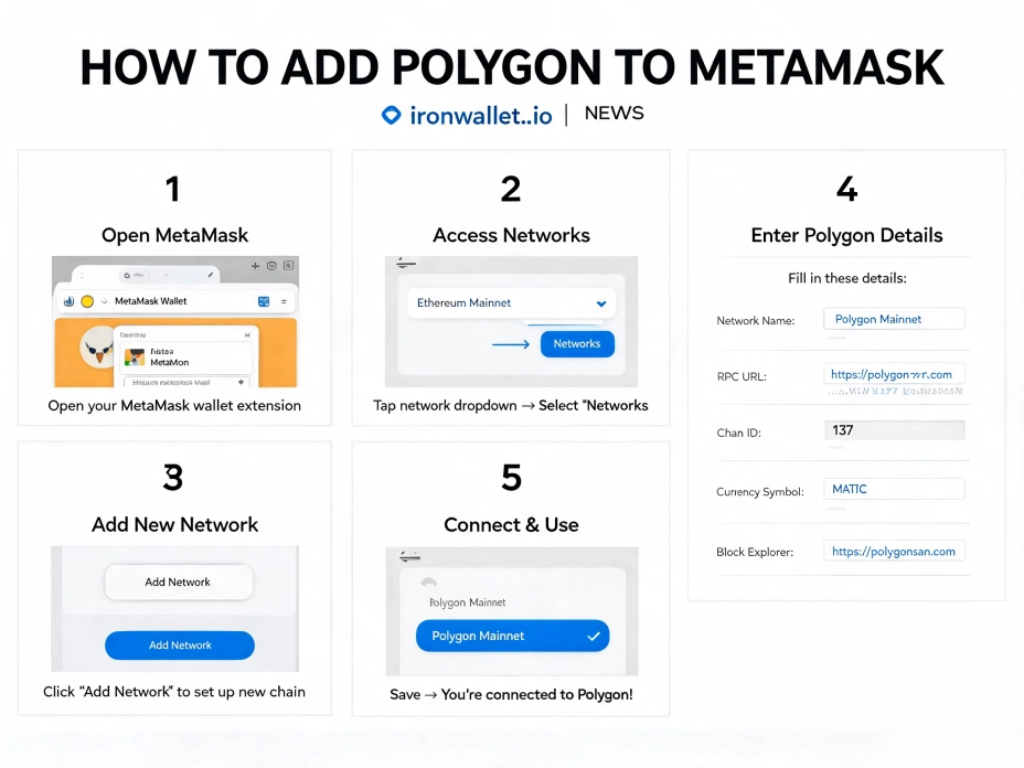 Что делать после добавления Polygon в Метамаск.