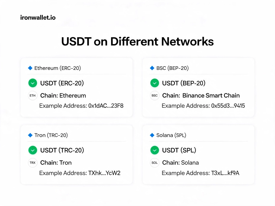 Где взять адрес контракта USDT.