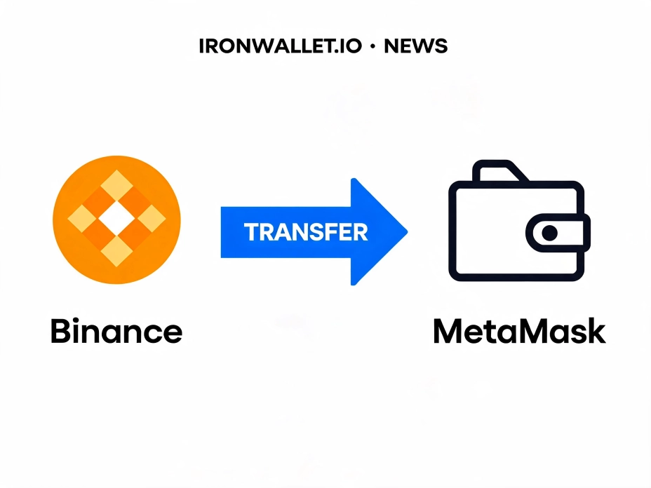 Безопасно перевести криптовалюту в некастодиальный кошелек IronWallet.