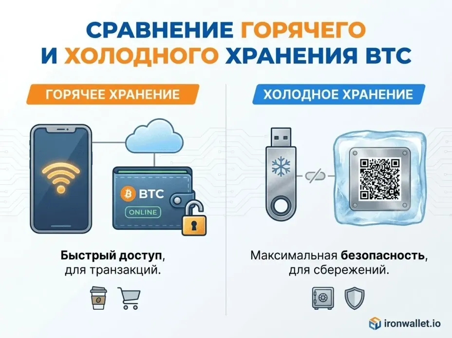 Виды кошельков для хранения Биткоина