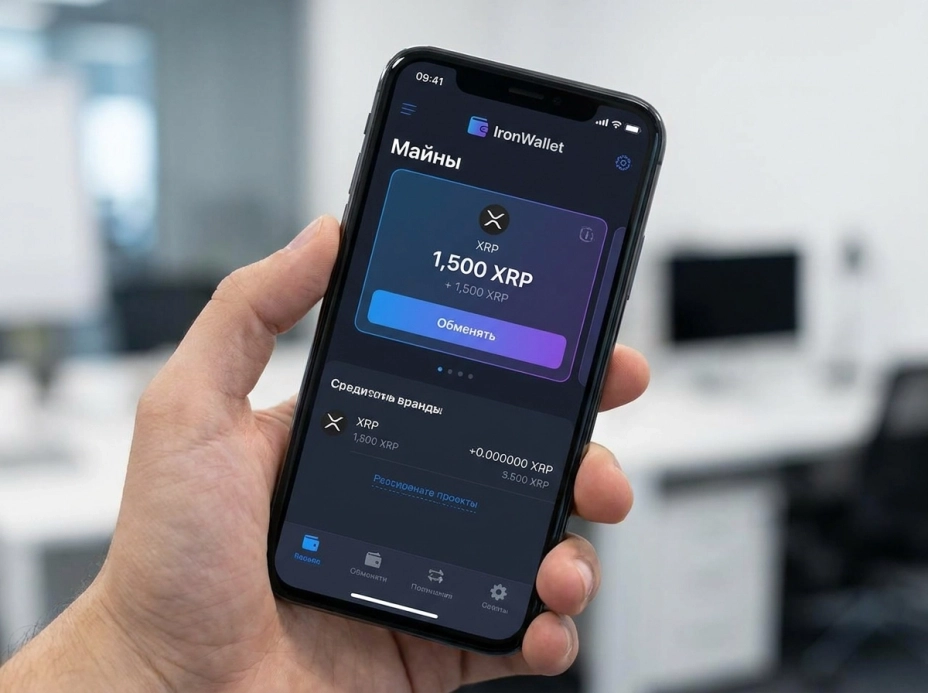 Зачем обменивать XRP на USDT в криптокошельке ironWallet.