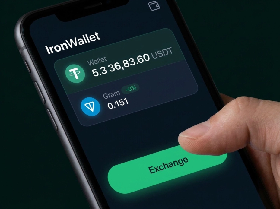 Как работает обмен USDT на Gram.