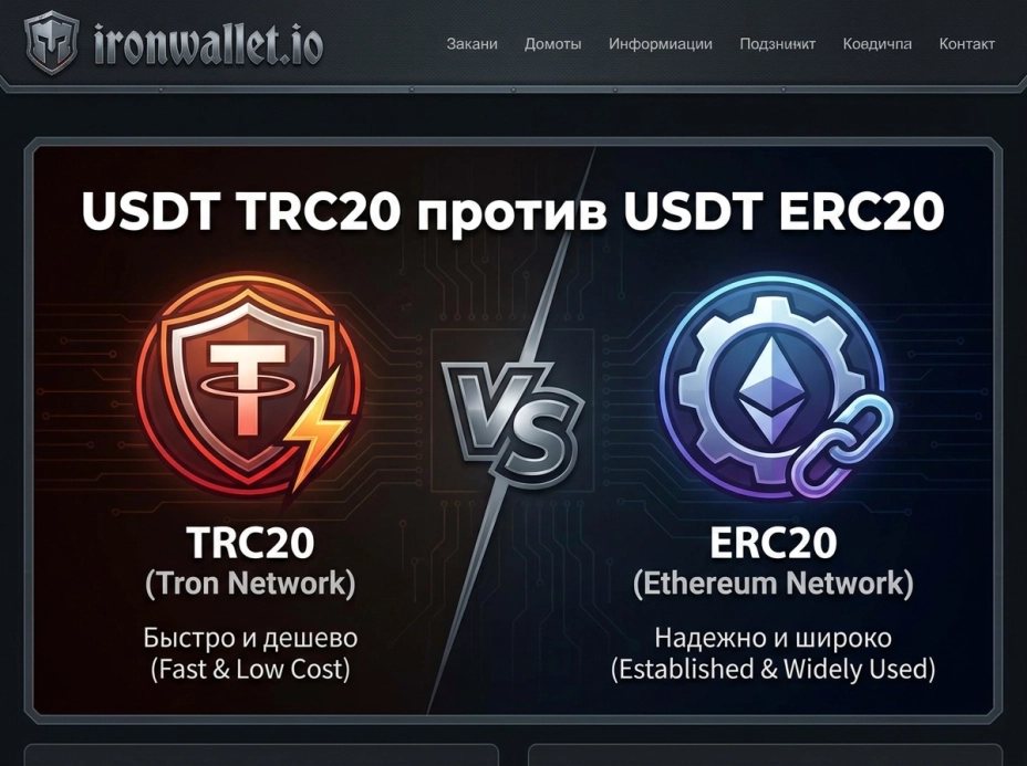 Зачем обменивать TRX на USDT в криптокошельке IronWallet.