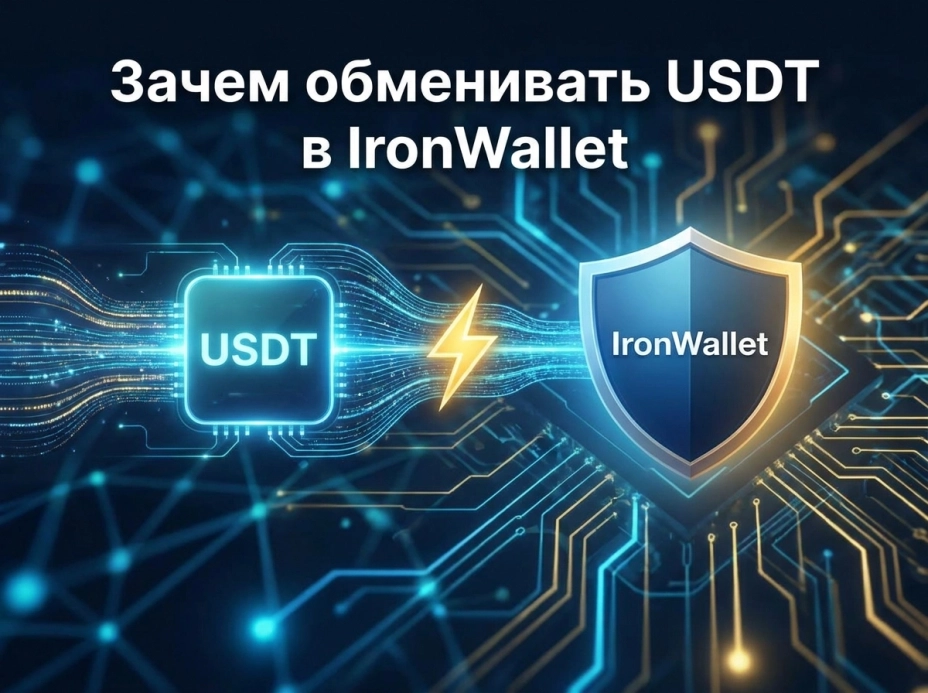 Зачем обменивать USDT в ironWallet.