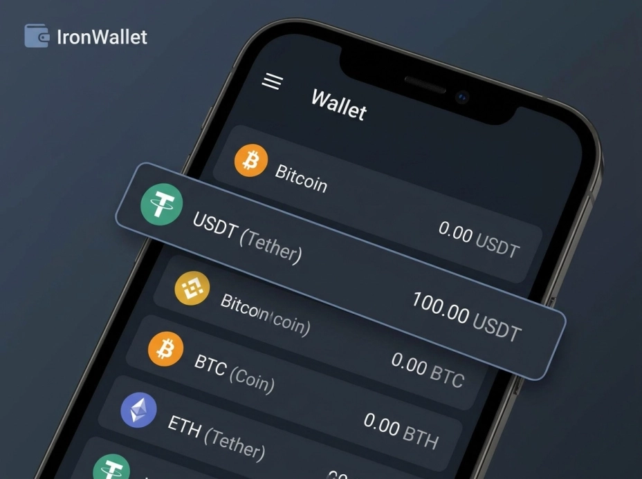 Особенности IronWallet для обмена USDT на BTC.