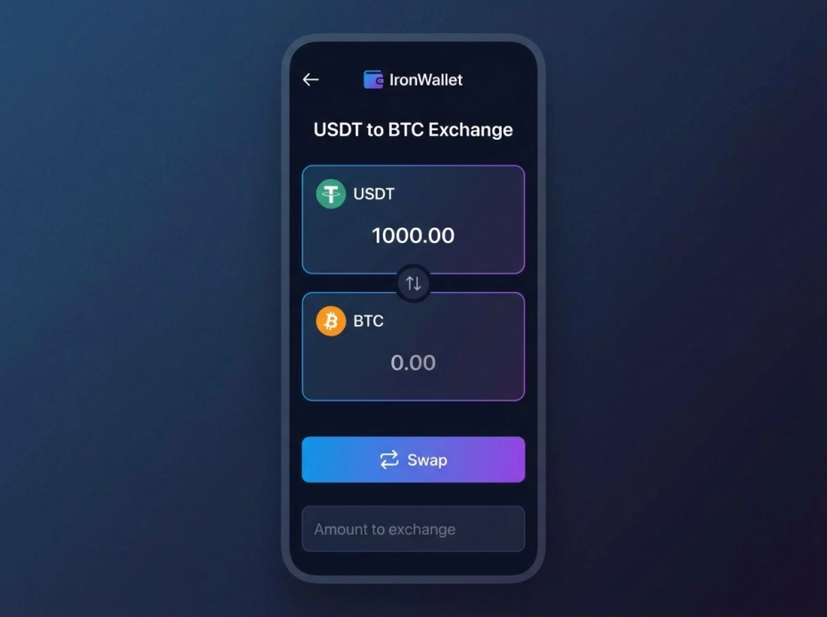 Как обменять USDT на BTC инструкция по шагам.