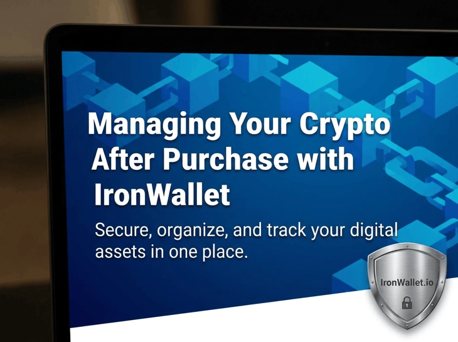 Managing Your Crypto After Purchase with IronWallet.