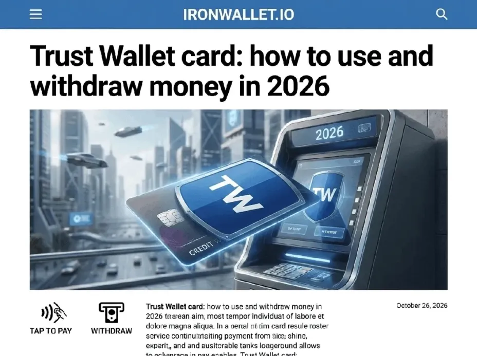 Как выводить деньги с кошелька Trust Wallet.