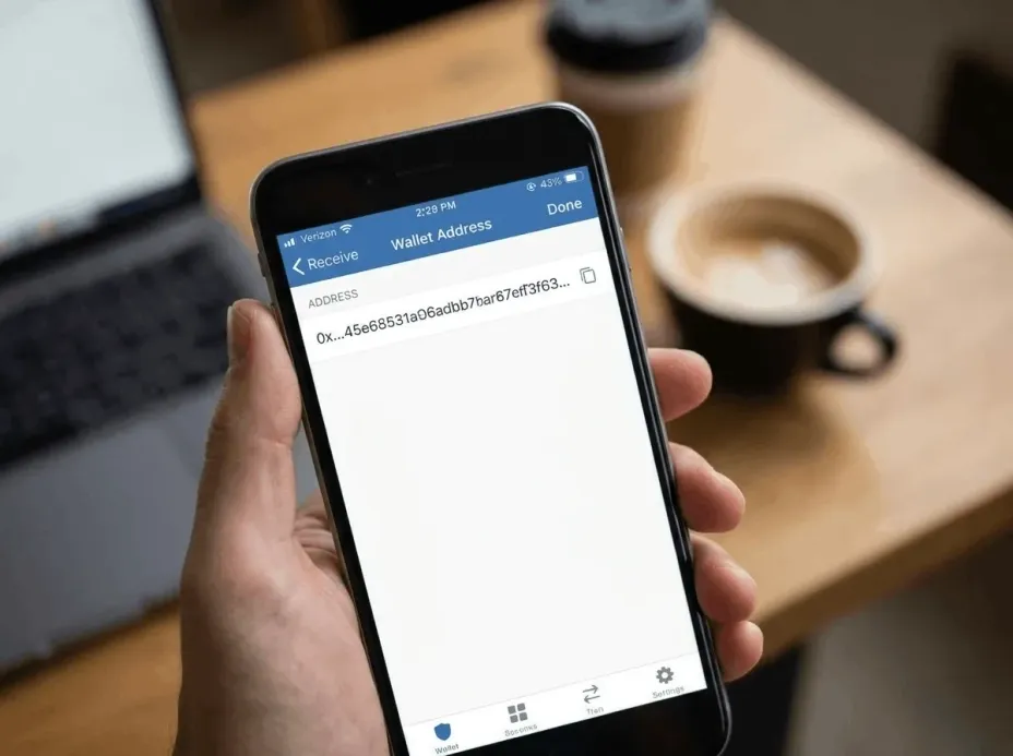 Как узнать адрес кошелька в Trust Wallet — пошагово.