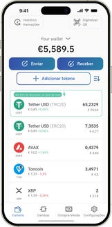 IronWallet app on a phone