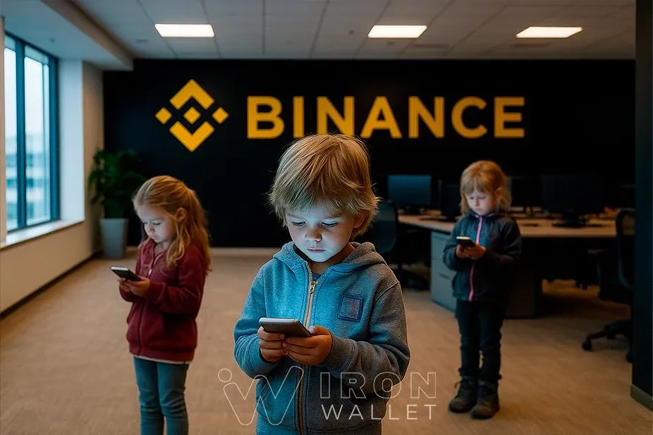 Binance lancia i conti "Junior" per aiutare i bambini a imparare a risparmiare tramite criptovalute