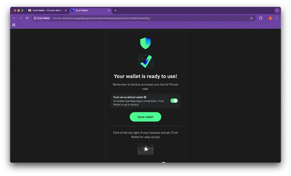 Получение адреса USDT в сети TRON