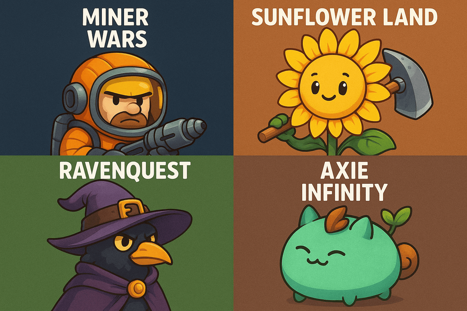 Overview of popular blockchain games in 2025.