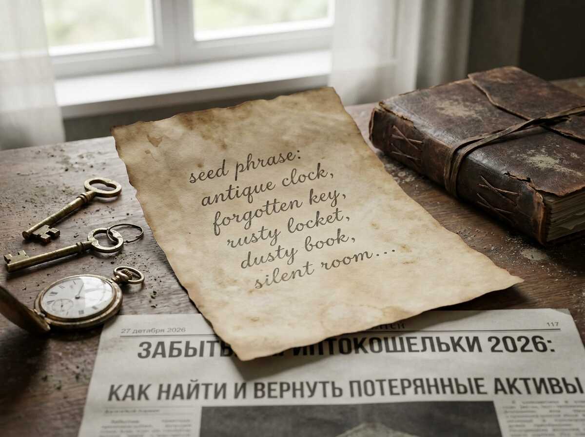 забытые криптокошельки