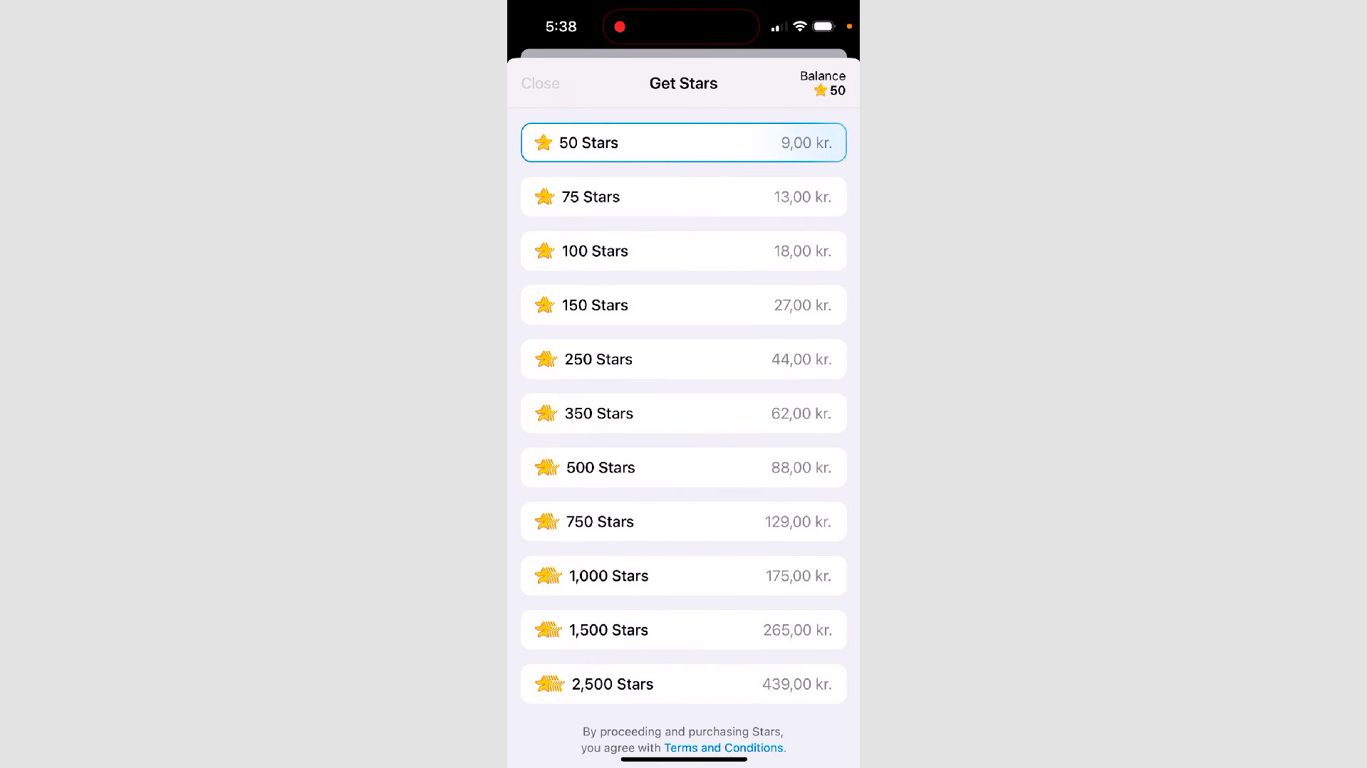 how to get telegram stars