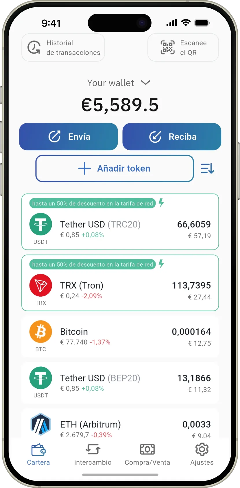 Logo principal de IronWallet - billetera de criptomonedas